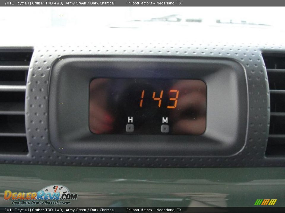 2011 Toyota FJ Cruiser TRD 4WD Army Green / Dark Charcoal Photo #32