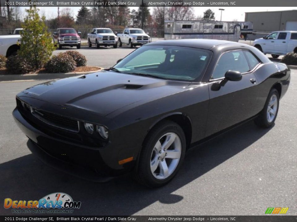 2011 Dodge Challenger SE Brilliant Black Crystal Pearl / Dark Slate Gray Photo #1