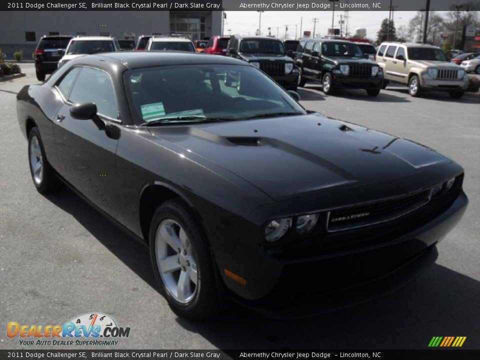 2011 Dodge Challenger SE Brilliant Black Crystal Pearl / Dark Slate Gray Photo #5