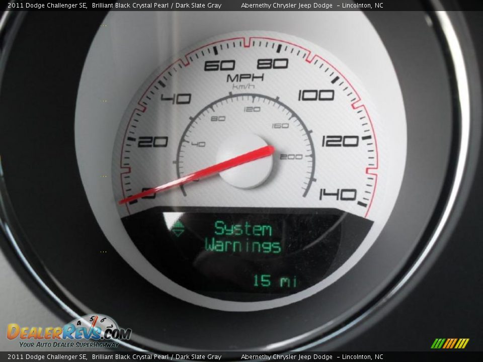 2011 Dodge Challenger SE Brilliant Black Crystal Pearl / Dark Slate Gray Photo #12