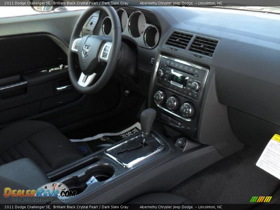 2011 Dodge Challenger SE Brilliant Black Crystal Pearl / Dark Slate Gray Photo #16