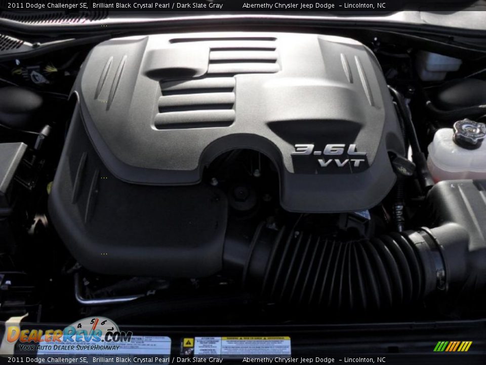 2011 Dodge Challenger SE Brilliant Black Crystal Pearl / Dark Slate Gray Photo #20