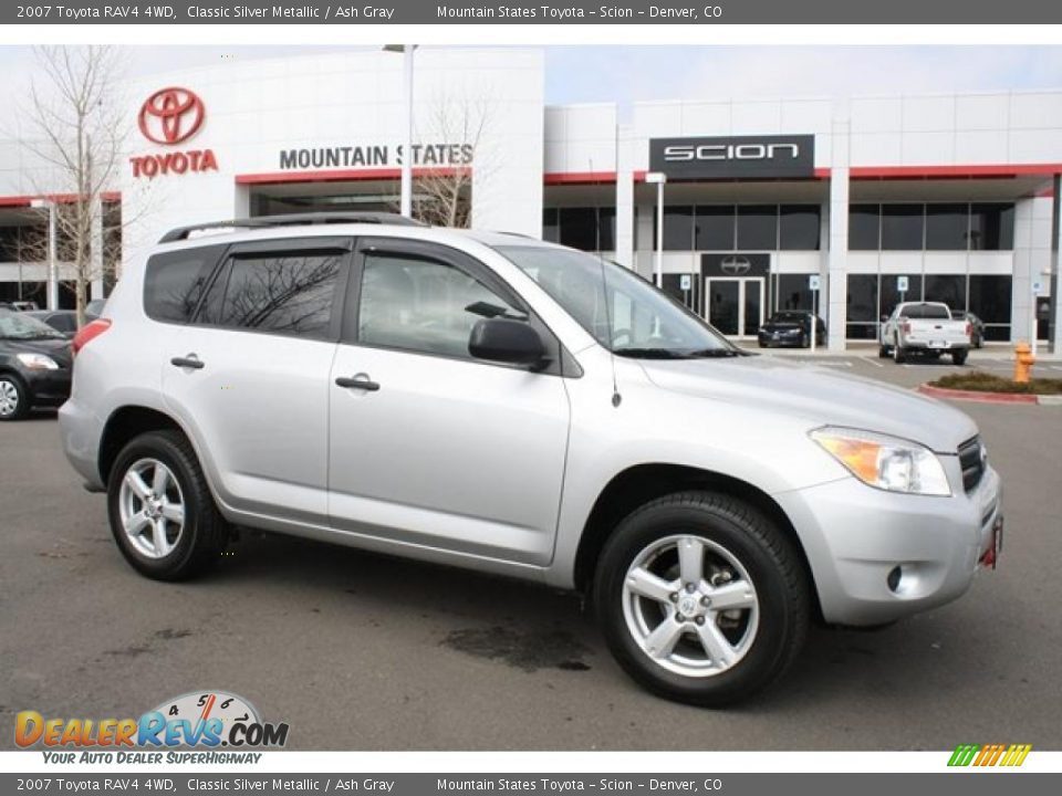 2007 Toyota RAV4 4WD Classic Silver Metallic / Ash Gray Photo #1