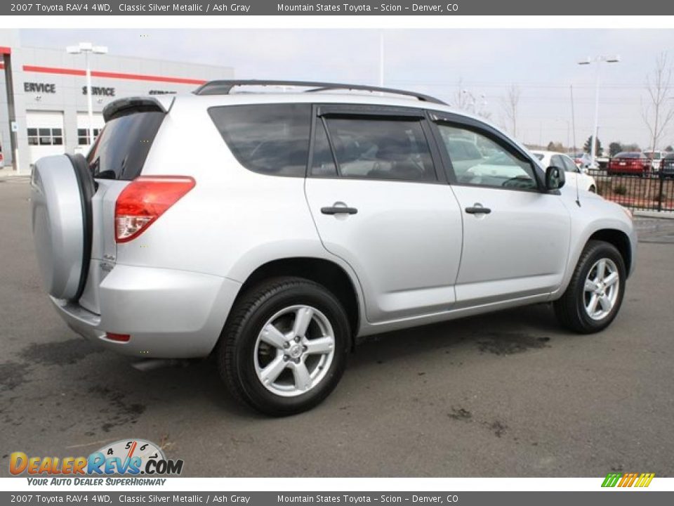 2007 Toyota RAV4 4WD Classic Silver Metallic / Ash Gray Photo #2