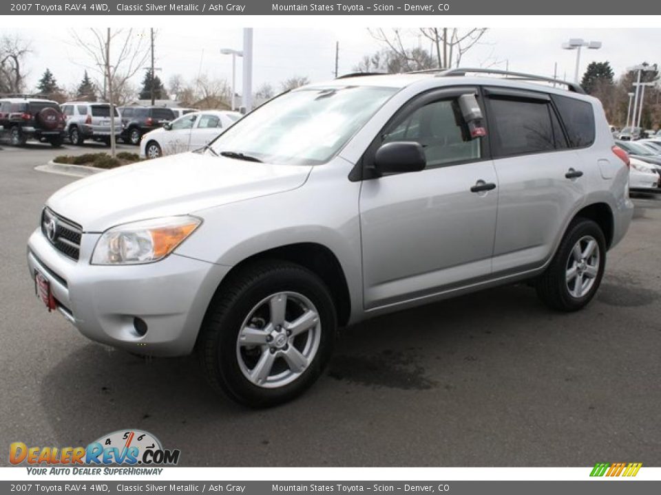 2007 Toyota RAV4 4WD Classic Silver Metallic / Ash Gray Photo #5