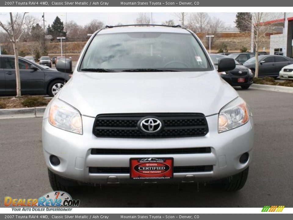 2007 Toyota RAV4 4WD Classic Silver Metallic / Ash Gray Photo #6