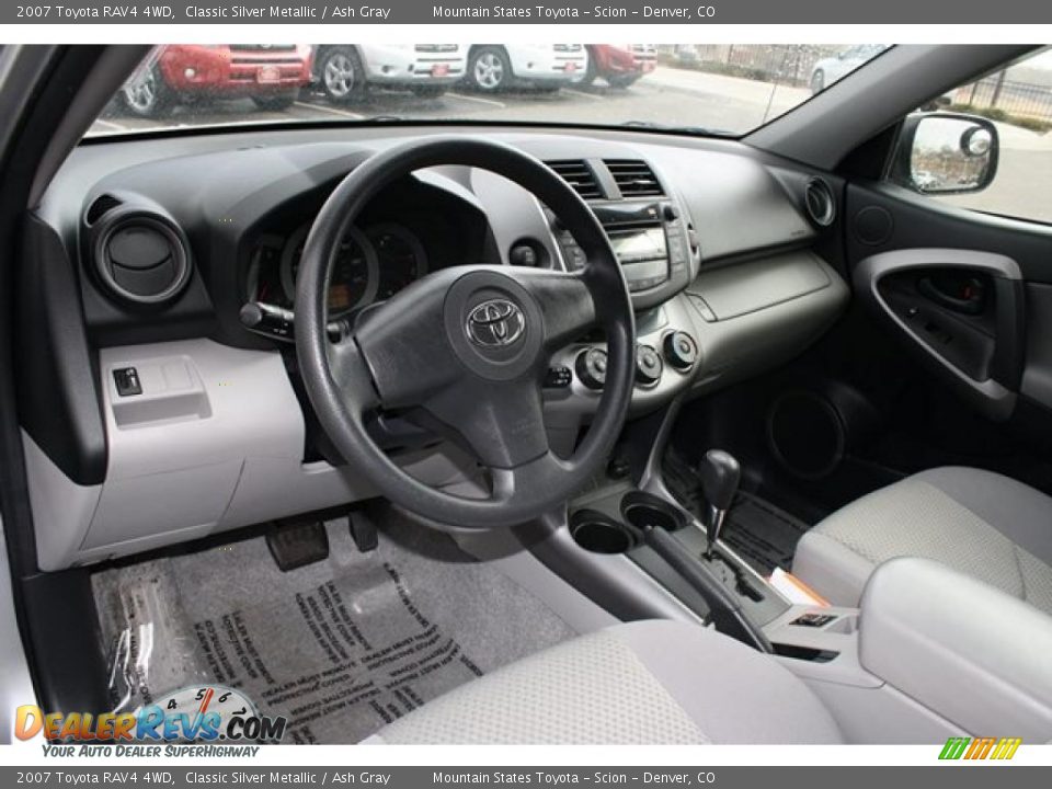 2007 Toyota RAV4 4WD Classic Silver Metallic / Ash Gray Photo #8