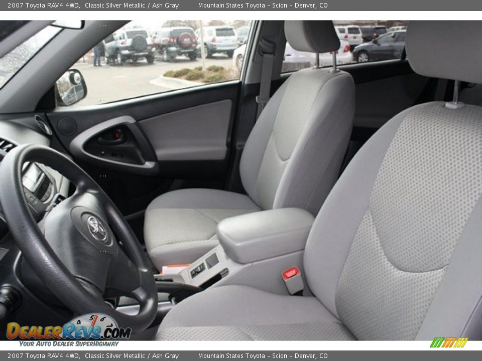 2007 Toyota RAV4 4WD Classic Silver Metallic / Ash Gray Photo #9