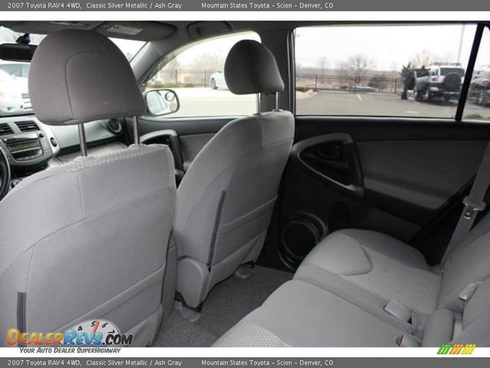 2007 Toyota RAV4 4WD Classic Silver Metallic / Ash Gray Photo #10