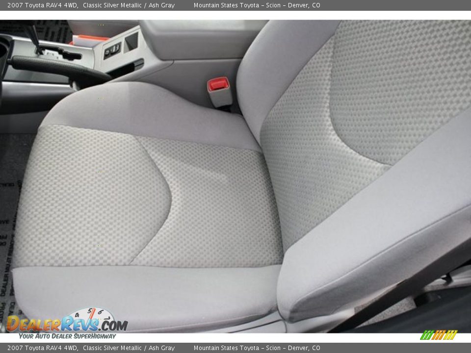 2007 Toyota RAV4 4WD Classic Silver Metallic / Ash Gray Photo #11