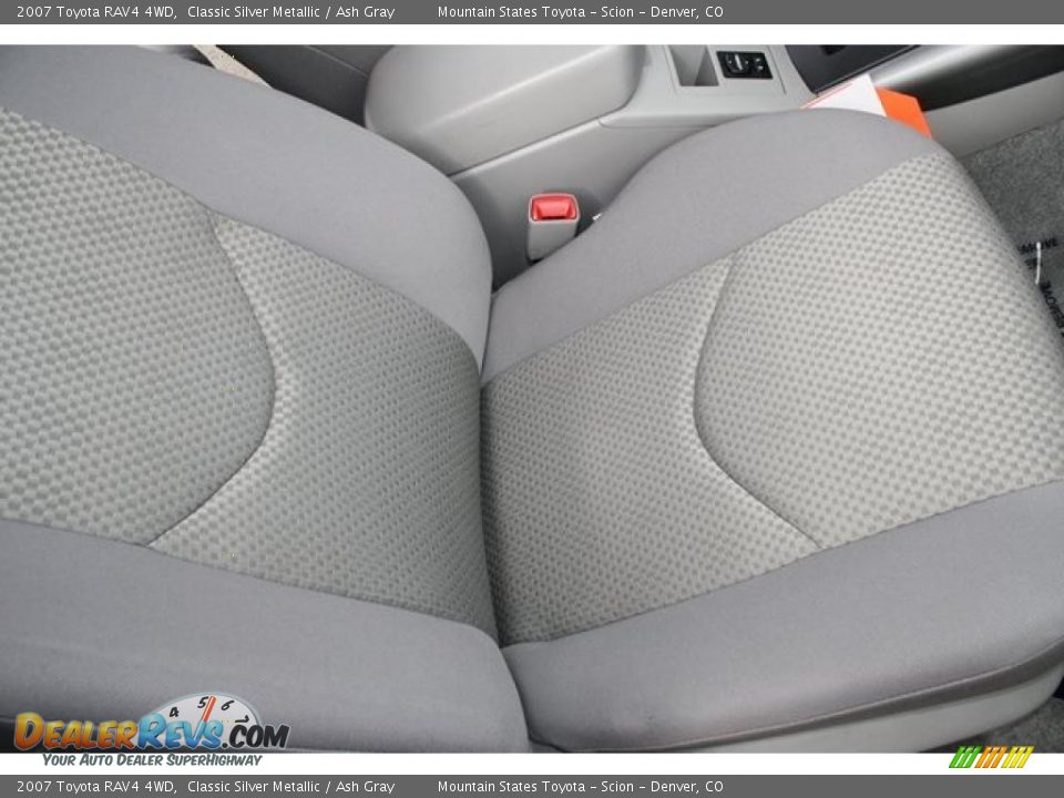 2007 Toyota RAV4 4WD Classic Silver Metallic / Ash Gray Photo #12