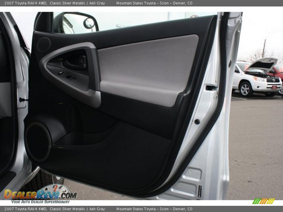 2007 Toyota RAV4 4WD Classic Silver Metallic / Ash Gray Photo #15