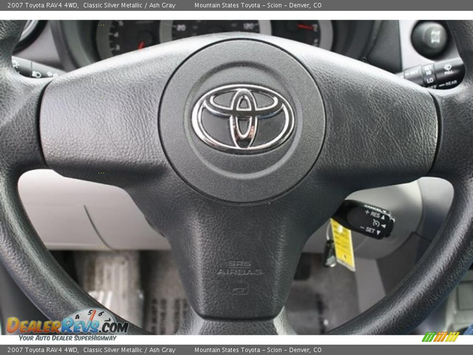 2007 Toyota RAV4 4WD Classic Silver Metallic / Ash Gray Photo #16