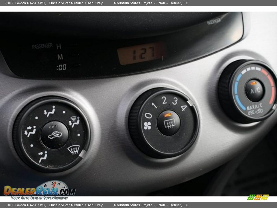 2007 Toyota RAV4 4WD Classic Silver Metallic / Ash Gray Photo #19