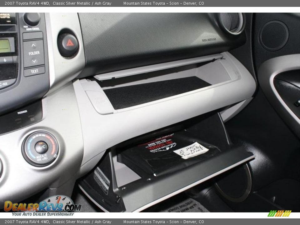 2007 Toyota RAV4 4WD Classic Silver Metallic / Ash Gray Photo #23