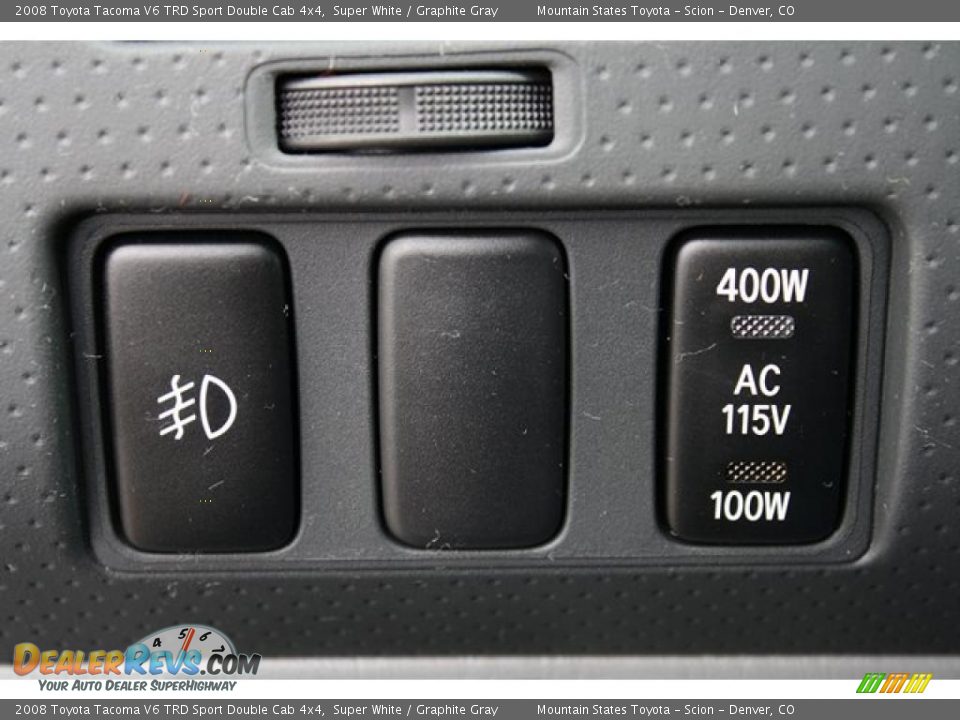 Controls of 2008 Toyota Tacoma V6 TRD Sport Double Cab 4x4 Photo #23