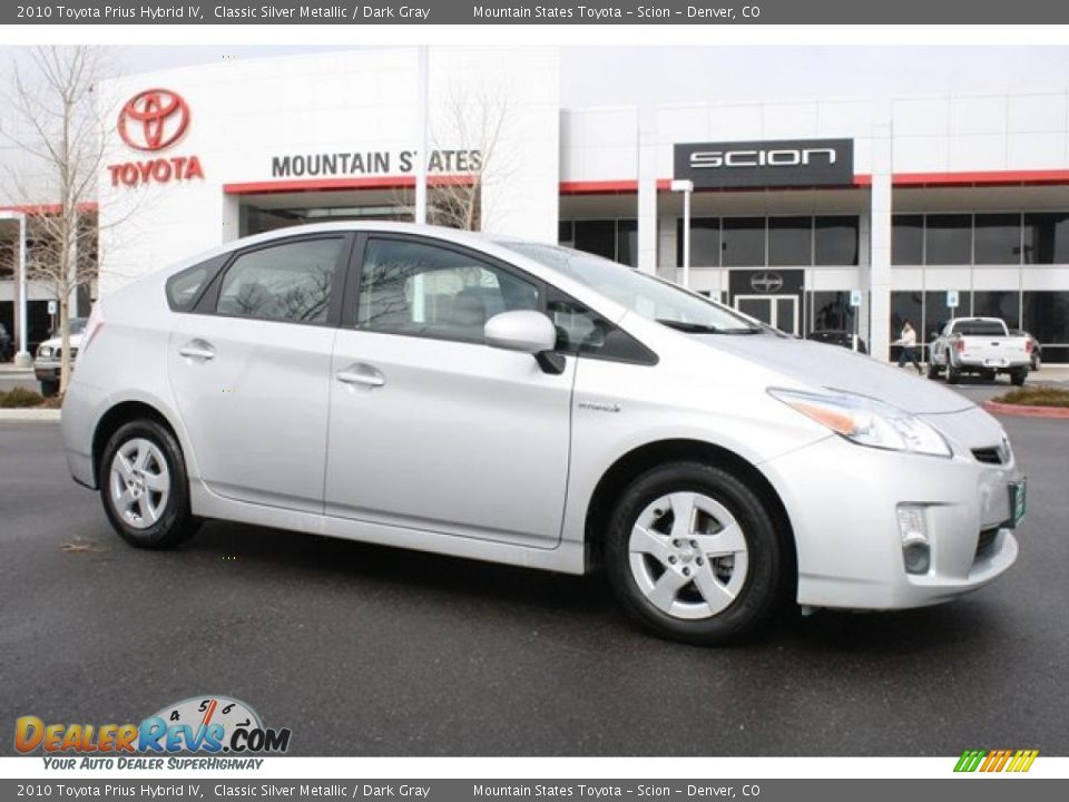 2010 Toyota Prius Hybrid IV Classic Silver Metallic / Dark Gray Photo #1