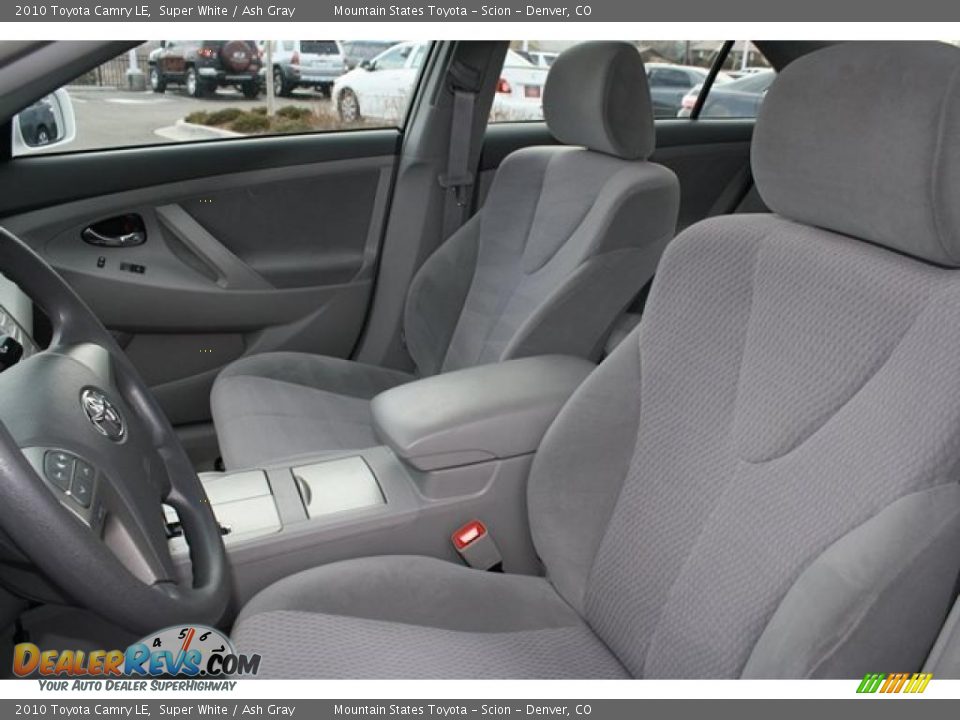 2010 Toyota Camry LE Super White / Ash Gray Photo #9