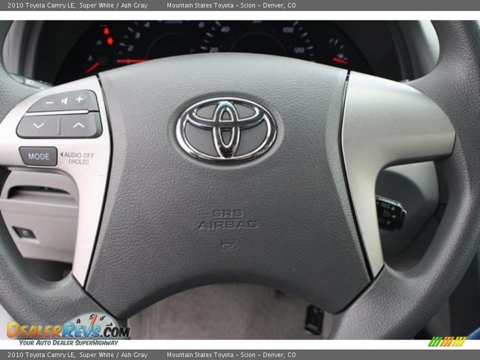 2010 Toyota Camry LE Super White / Ash Gray Photo #16