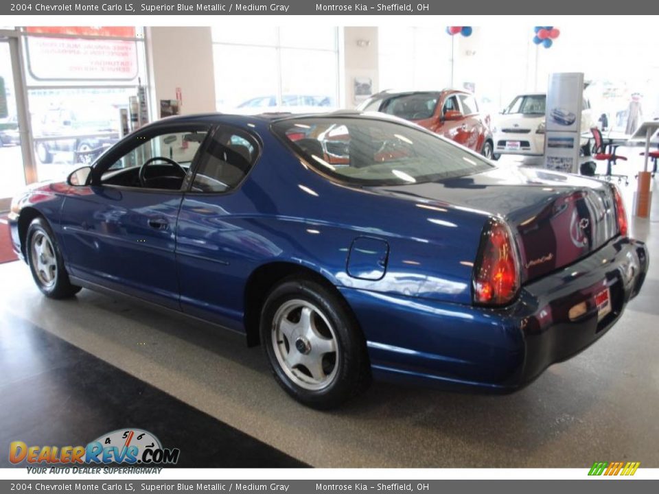 2004 Chevrolet Monte Carlo LS Superior Blue Metallic / Medium Gray Photo #2