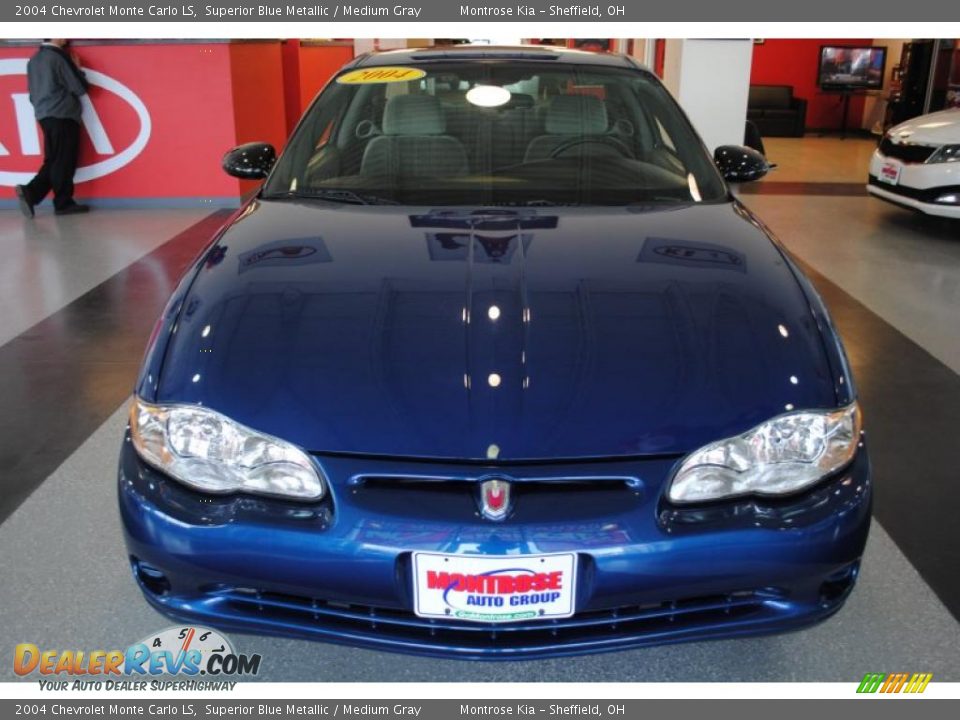 2004 Chevrolet Monte Carlo LS Superior Blue Metallic / Medium Gray Photo #6