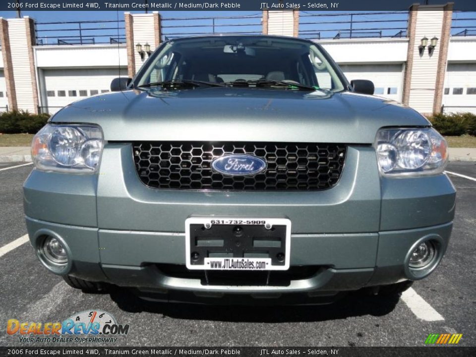 2006 Ford Escape Limited 4WD Titanium Green Metallic / Medium/Dark Pebble Photo #2