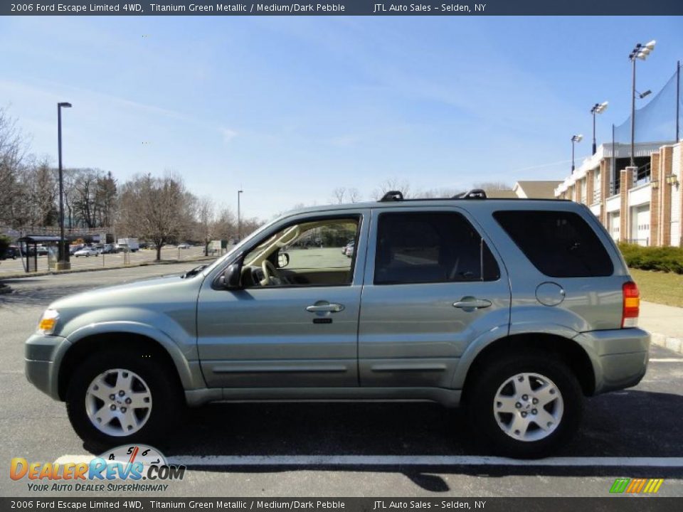 2006 Ford Escape Limited 4WD Titanium Green Metallic / Medium/Dark Pebble Photo #4