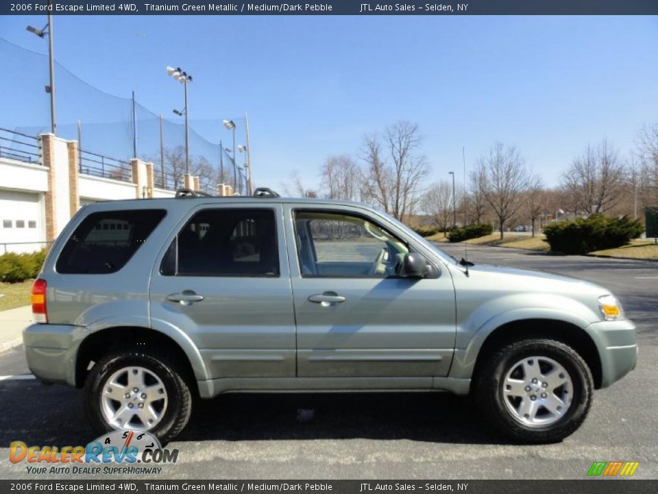 Titanium Green Metallic 2006 Ford Escape Limited 4WD Photo #8