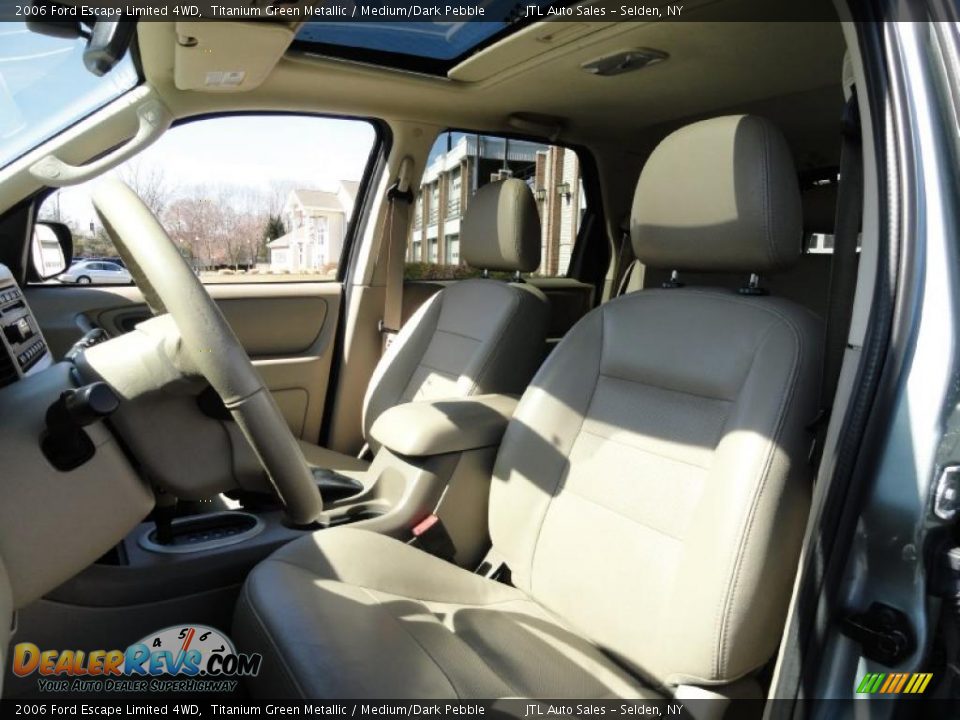 Medium/Dark Pebble Interior - 2006 Ford Escape Limited 4WD Photo #12