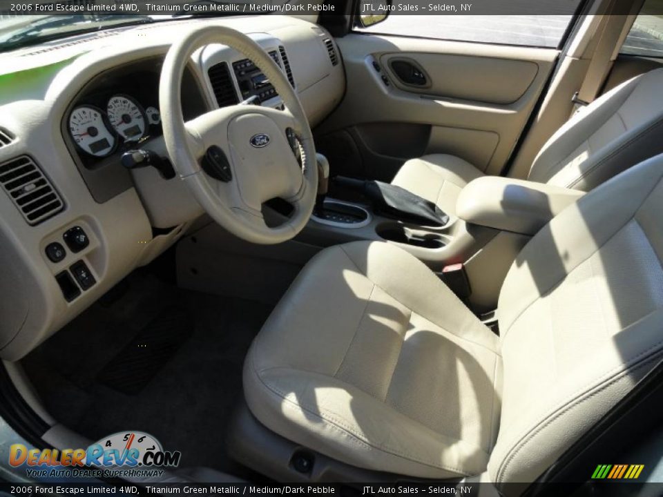 Medium/Dark Pebble Interior - 2006 Ford Escape Limited 4WD Photo #13