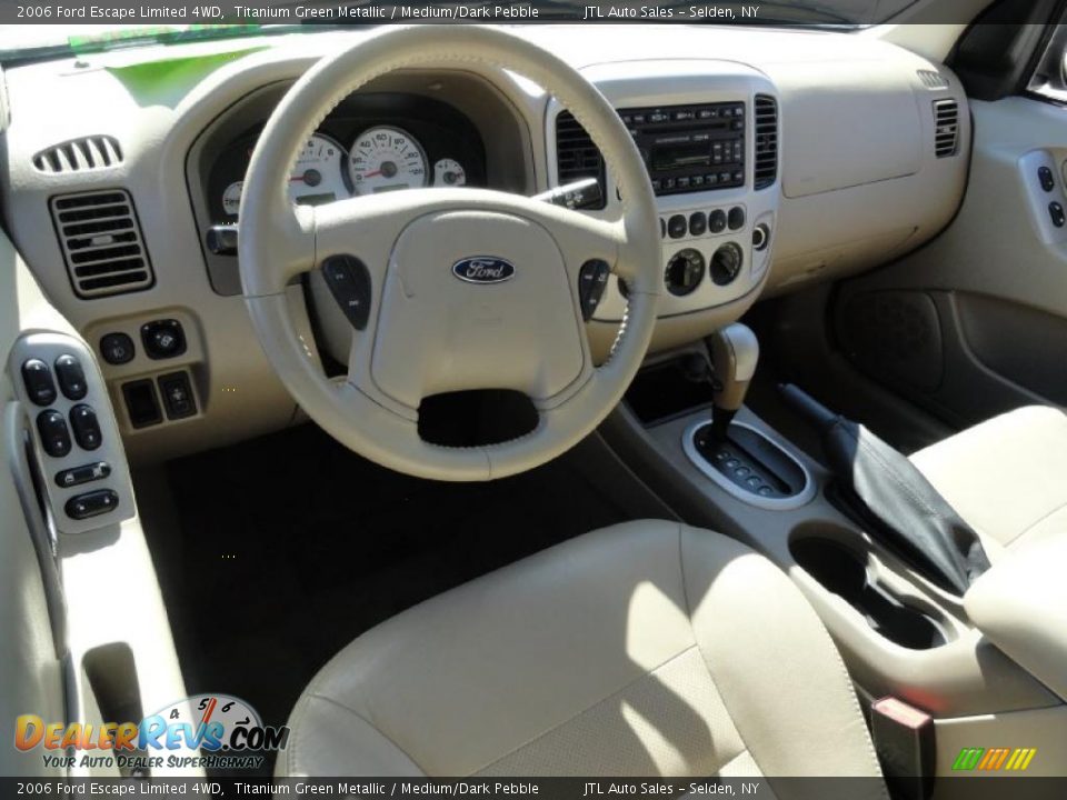 Medium/Dark Pebble Interior - 2006 Ford Escape Limited 4WD Photo #14