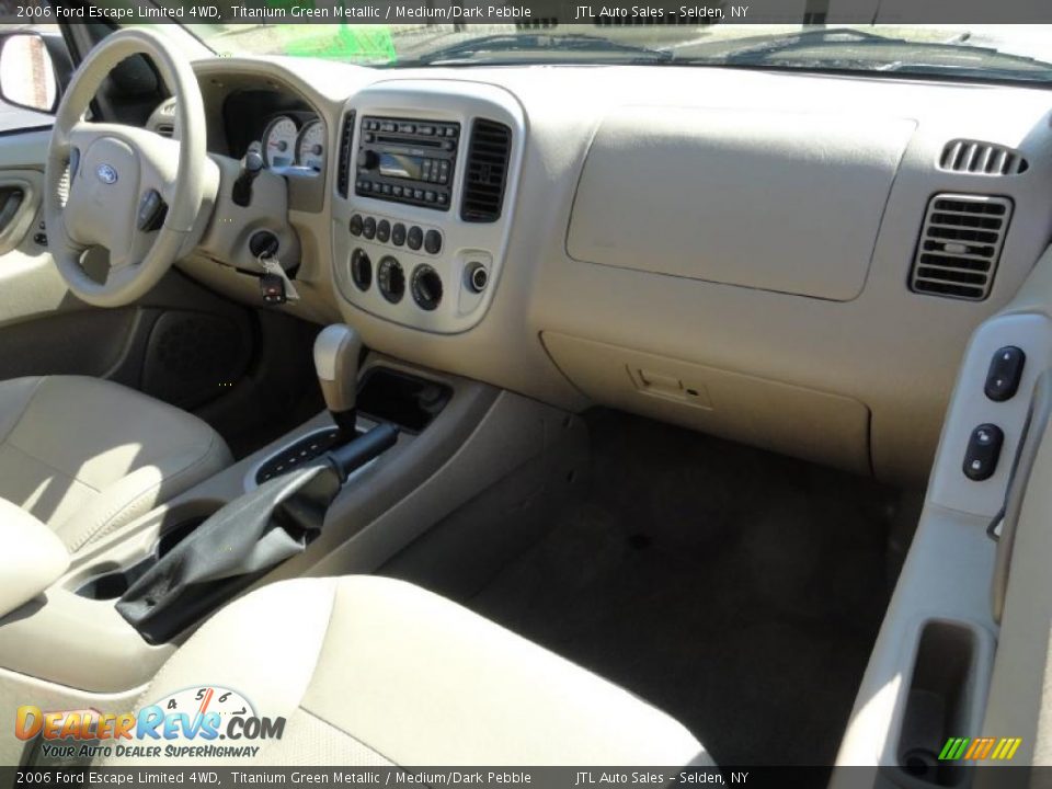2006 Ford Escape Limited 4WD Titanium Green Metallic / Medium/Dark Pebble Photo #15