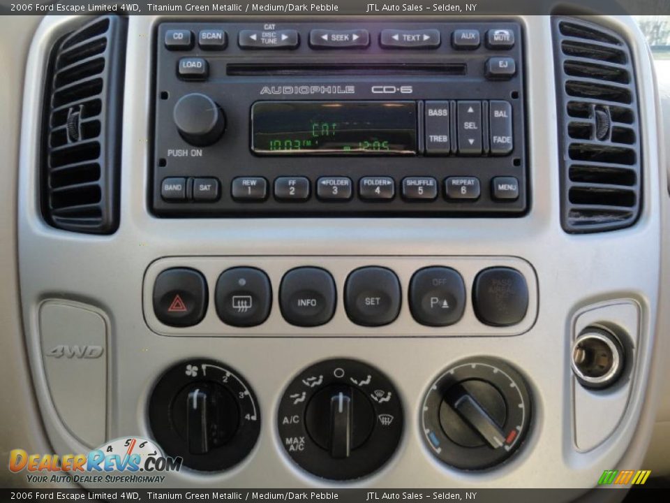 Controls of 2006 Ford Escape Limited 4WD Photo #16