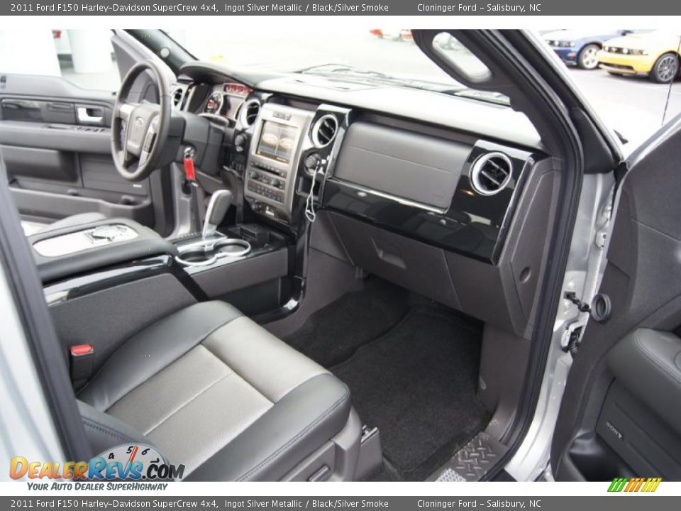 Black Silver Smoke Interior 2011 Ford F150 Harley Davidson