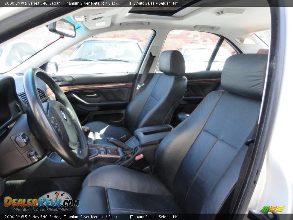Black Interior - 2000 BMW 5 Series 540i Sedan Photo #9