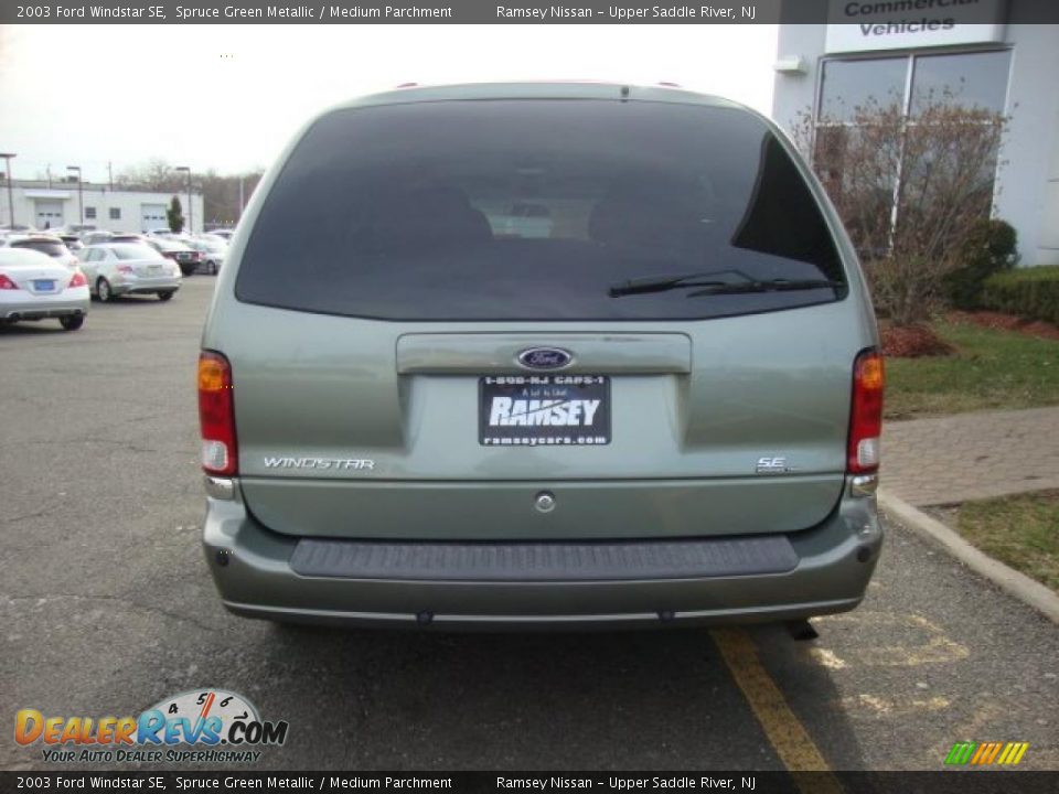 2003 Ford Windstar SE Spruce Green Metallic / Medium Parchment Photo #5