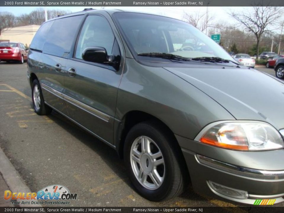 2003 Ford Windstar SE Spruce Green Metallic / Medium Parchment Photo #9