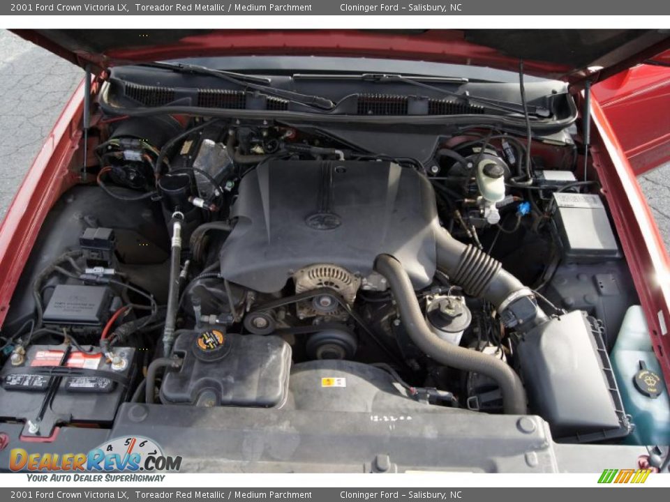 2001 Ford Crown Victoria LX 4.6 Liter SOHC 16-Valve V8 Engine Photo #18