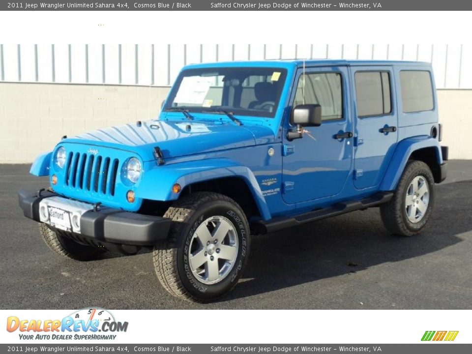 Cosmos Blue 2011 Jeep Wrangler Unlimited Sahara 4x4 Photo #1