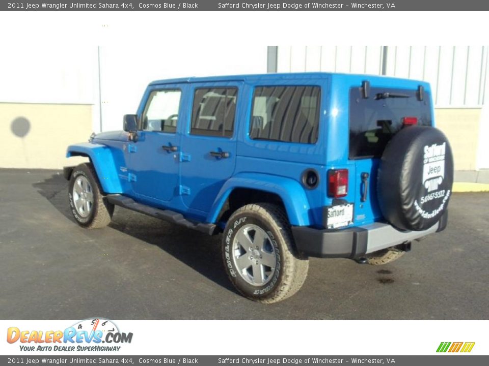 Cosmos Blue 2011 Jeep Wrangler Unlimited Sahara 4x4 Photo #6