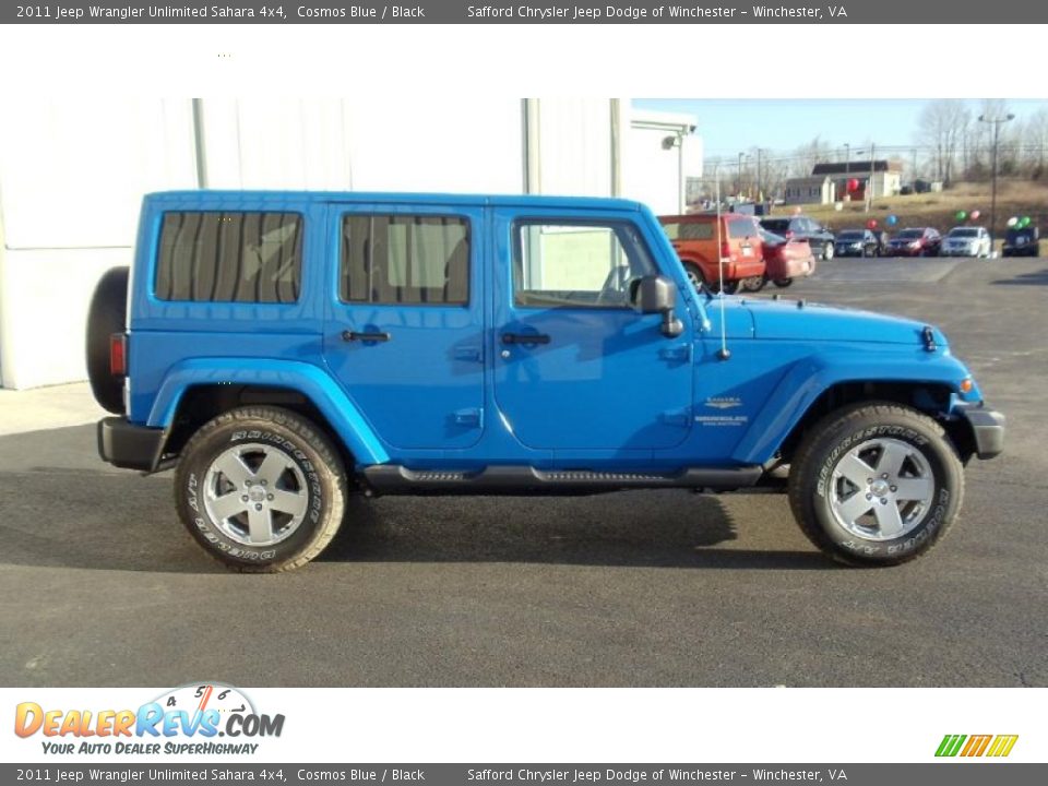 Cosmos Blue 2011 Jeep Wrangler Unlimited Sahara 4x4 Photo #7