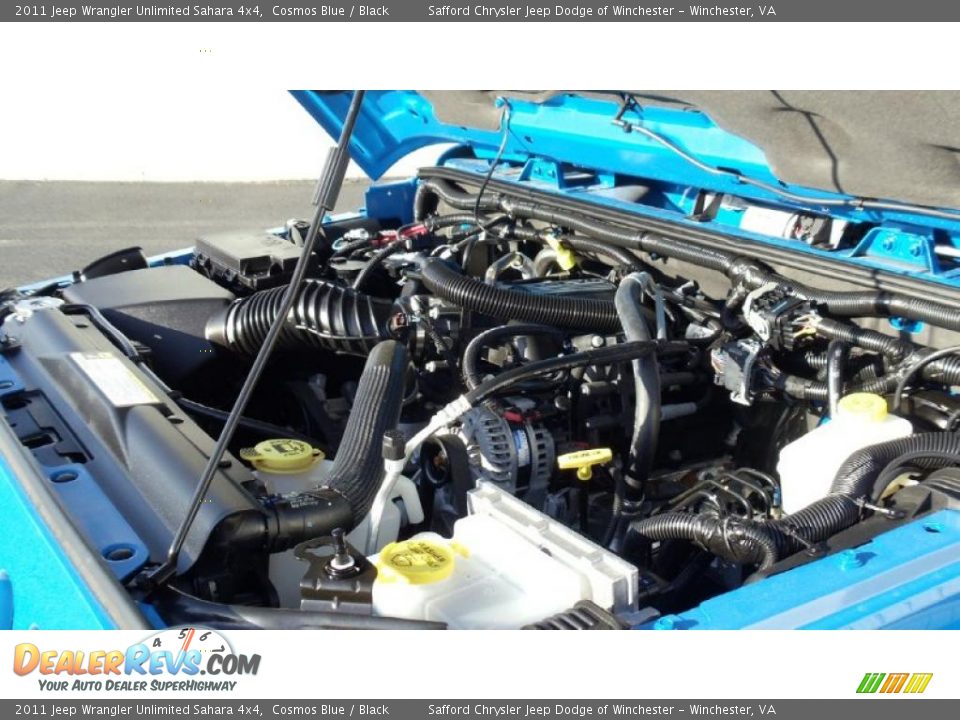 2011 Jeep Wrangler Unlimited Sahara 4x4 3.8 Liter OHV 12-Valve V6 Engine Photo #10