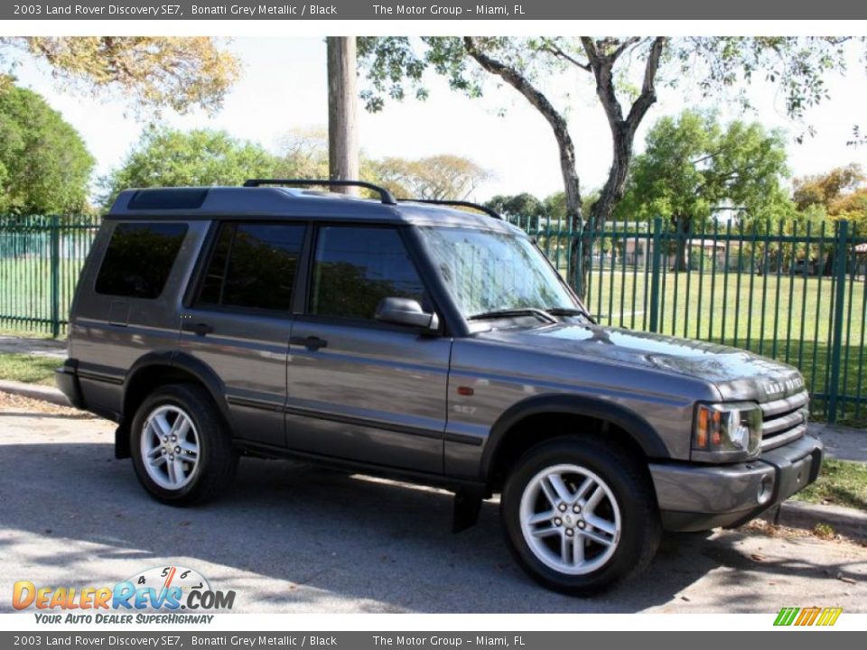 2003 Land Rover Discovery SE7 Bonatti Grey Metallic / Black Photo #12