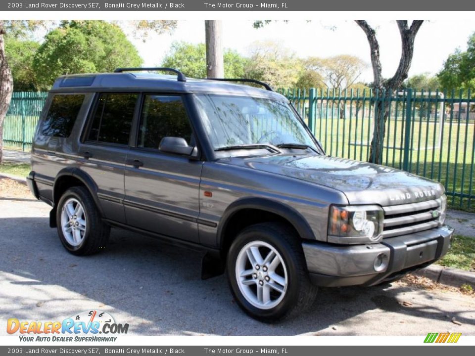 2003 Land Rover Discovery SE7 Bonatti Grey Metallic / Black Photo #13