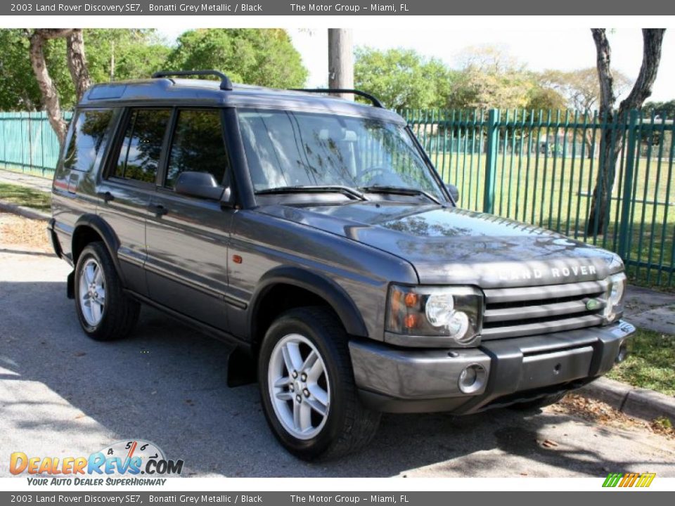 2003 Land Rover Discovery SE7 Bonatti Grey Metallic / Black Photo #14