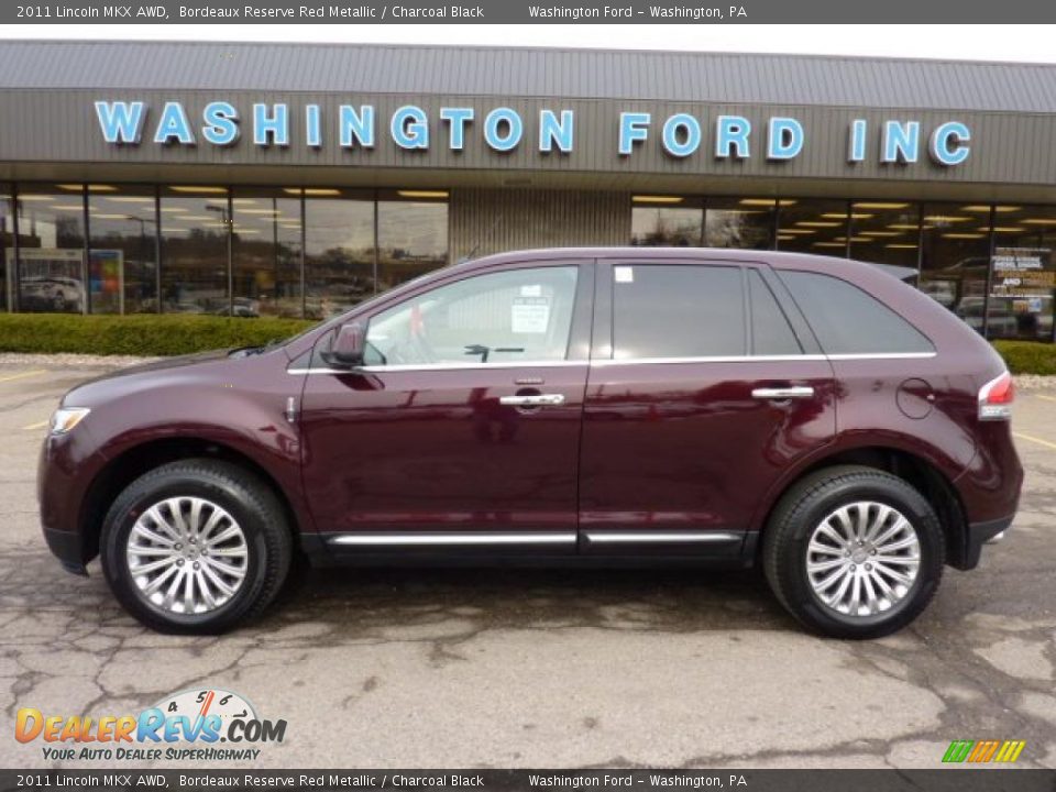 2011 Lincoln MKX AWD Bordeaux Reserve Red Metallic / Charcoal Black Photo #1