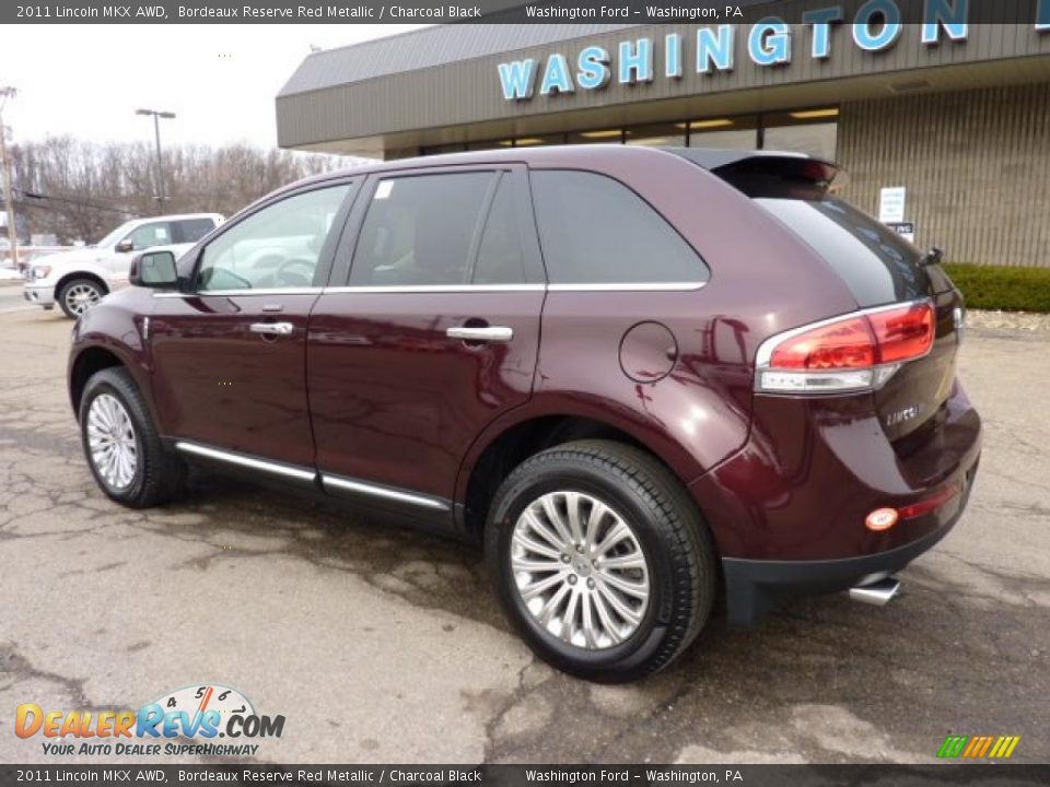 2011 Lincoln MKX AWD Bordeaux Reserve Red Metallic / Charcoal Black Photo #2