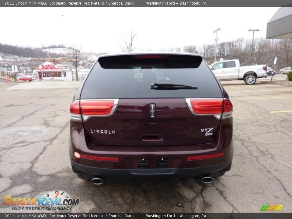 2011 Lincoln MKX AWD Bordeaux Reserve Red Metallic / Charcoal Black Photo #3