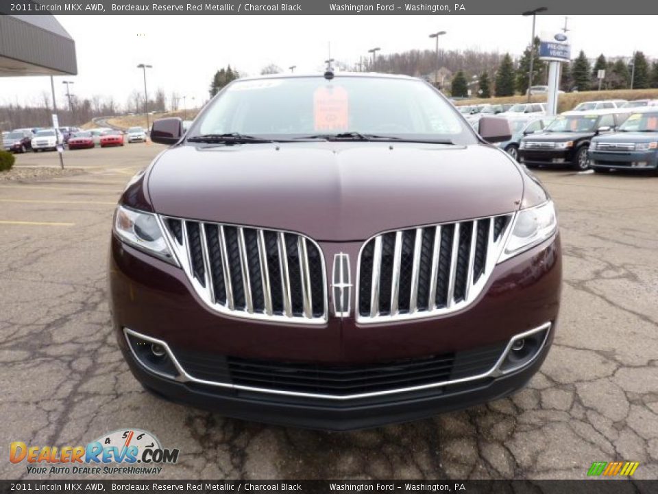 2011 Lincoln MKX AWD Bordeaux Reserve Red Metallic / Charcoal Black Photo #7