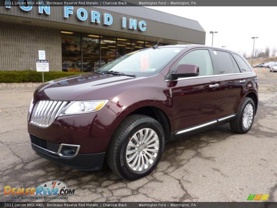 2011 Lincoln MKX AWD Bordeaux Reserve Red Metallic / Charcoal Black Photo #8